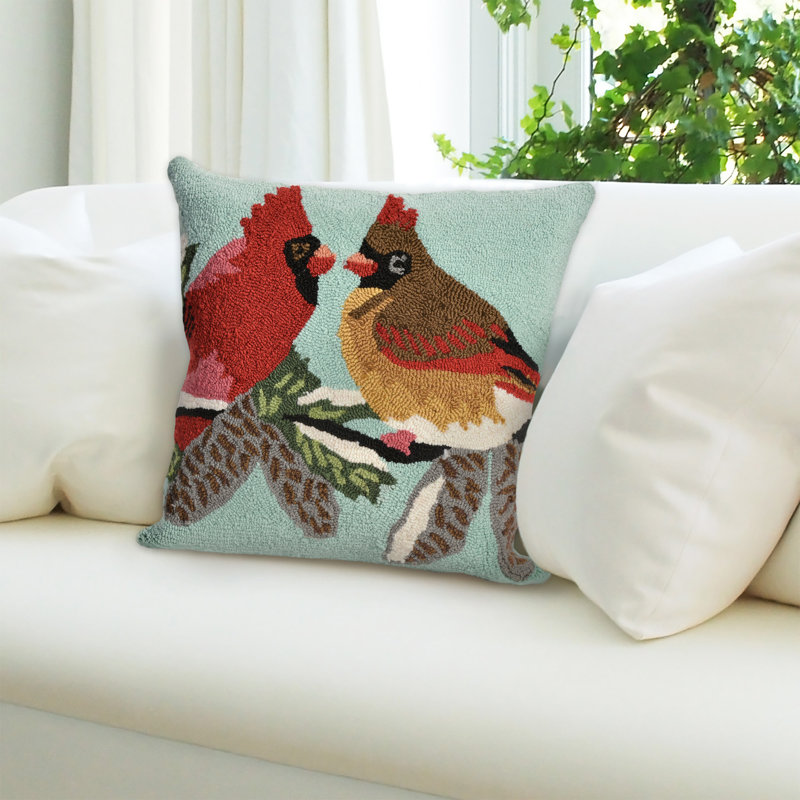 Cardinals Sky Throw Pillow