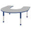Table d'activité 60 "x 66" en forme de T avec pieds réglables-580520420-573455674-538156475