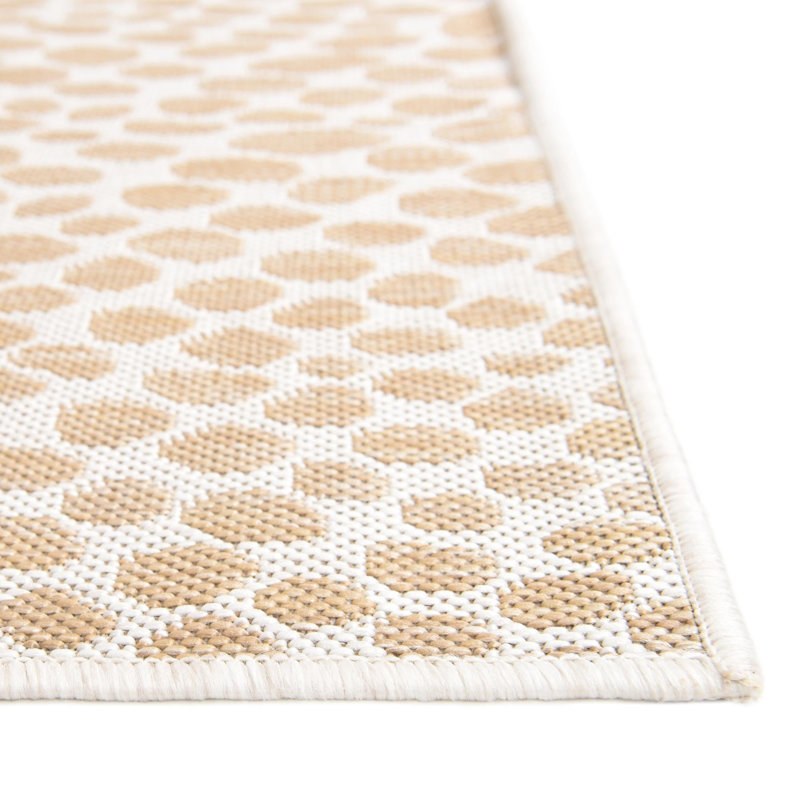 Tapis d'extérieur couleur os, Carré 10 pi 8 po