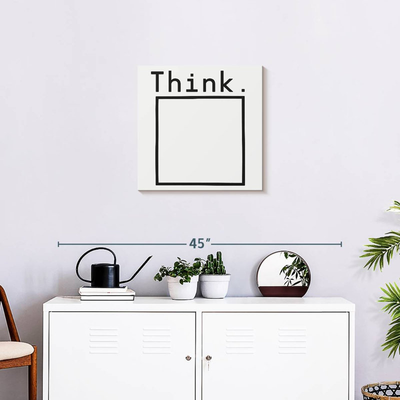 Tergel Outside The Box White, 20" H x 20" W