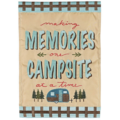 Garden Flag Making Memories One Campsite