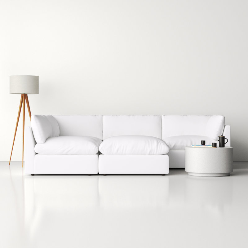 Dome 5 - Piece Modular Upholstered Chaise L-Sectional