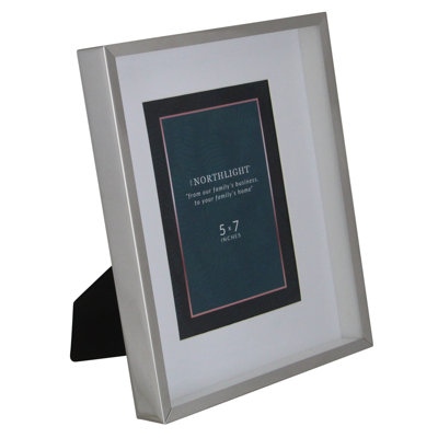 Cadre photo contemporain Contemporary - Argent et transparent