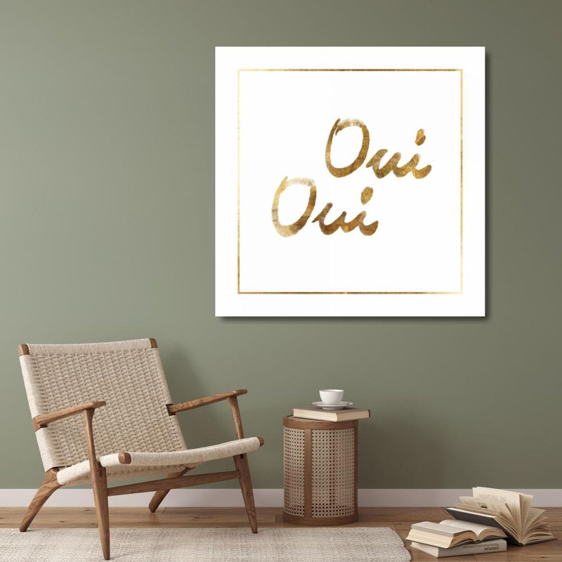 Art sur toile tendue Lark Manor ™ PI Studio Gallery: Oui Oui, H 28 po x l 28 po