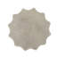 Table d'appoint - Beauté pour l'extérieur. Oxyde de magnésium gris, 14 po x 14 po x 18,5 po, plateau de table ensorcelant de 17,14 lb.