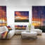 «Dramatic Sunset over Prairie - Reproduction de photo sur toile tendue-231805921