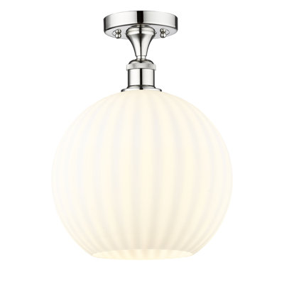 Edison - Adriao - 1 Light Semi-Flush Mount - Adriao Shade