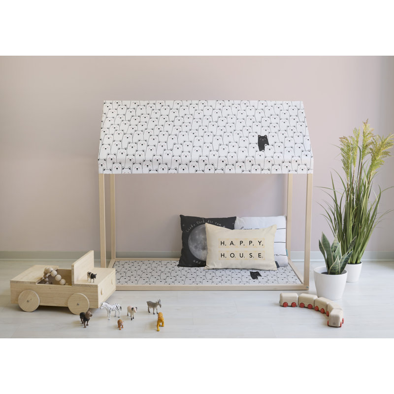 Ockton Freeport Park 130cm W x 71cm D Indoor / Outdoor Solid Wood Playhouse