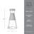 Glass FREEZE Carafe with Lid in Gray