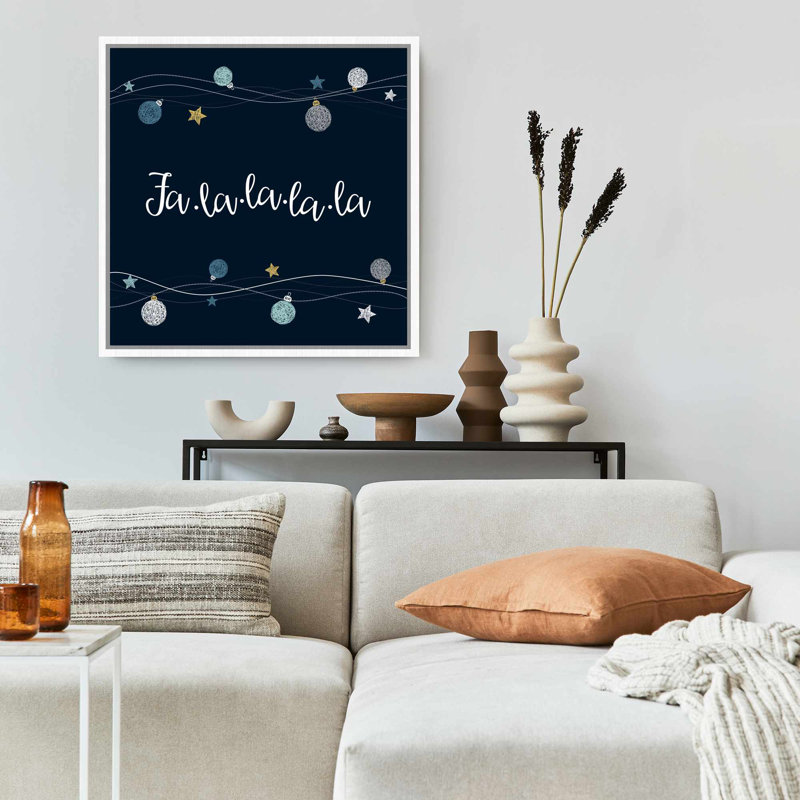 Toile Fa-la-la-la-la | Motif, typo, symboles, décoration intérieure
