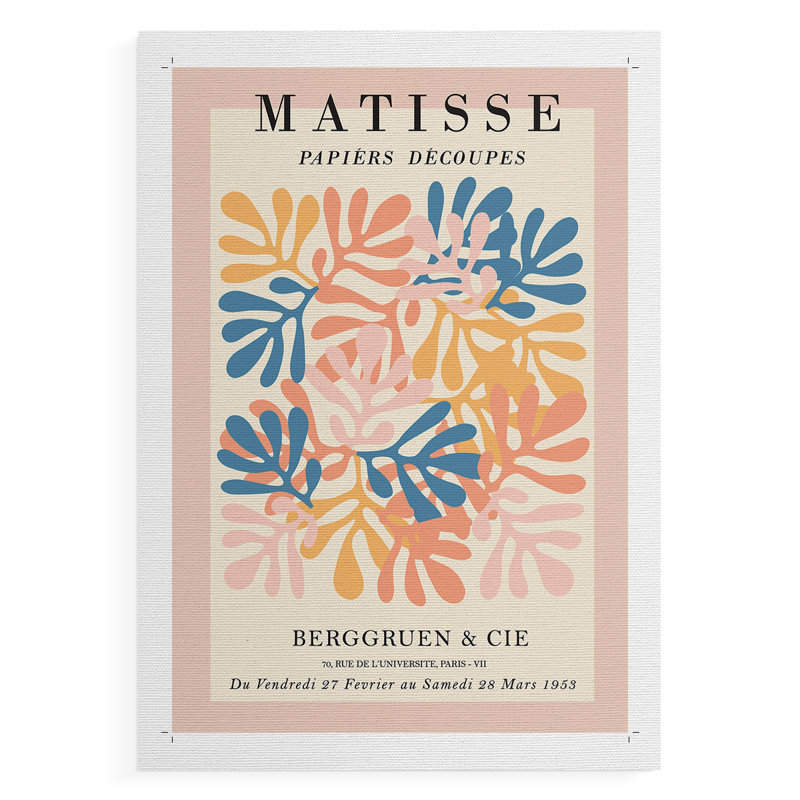 Matisse Lxxxv, reproduction encadrée - reproduction de toile seulement - non encadrée, H 12 po x l 8 po