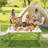 Portable Heavy-Duty Folding Table for Various Occasions and Easy Storage