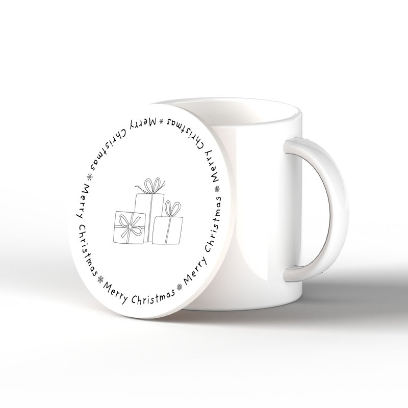 Carley Ceramic Round 1 Piece Coaster