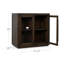 Bradley Oak Wood 2Dr Cabinet Cocoa Brown