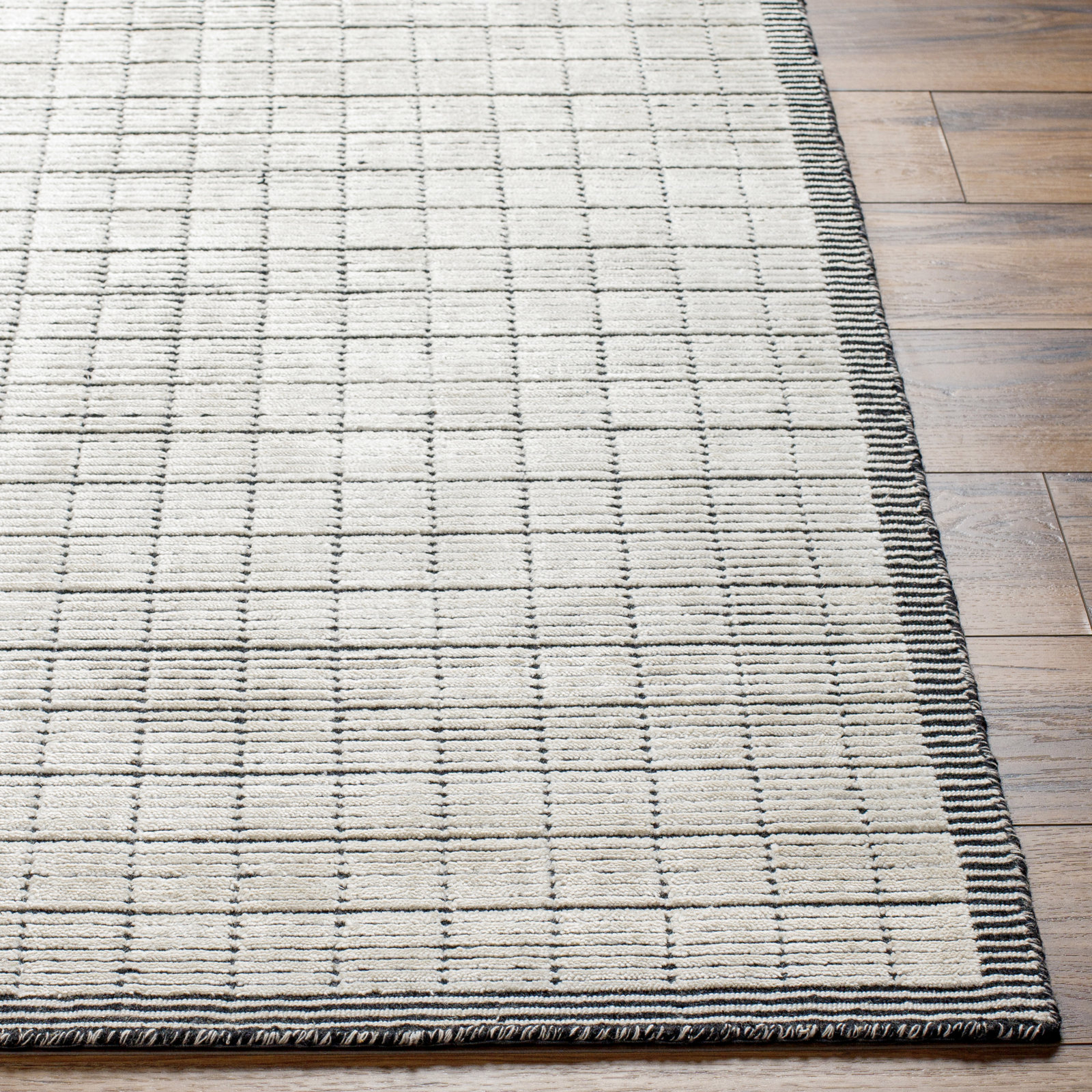 Jacey Hand-Woven Geometric Rug, Rectangle 2' x 3'