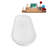 61" Streamline Soaking Freestanding Tub and Tray With Internal Drain-101697757