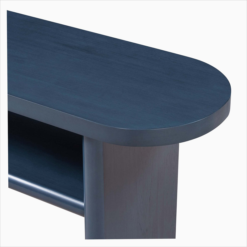 Console avec bords arrondis et tablette robuste, Marine