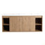 Meuble-lavabo mural 48 po avec lavabo double, charnière de porte à fermeture en douceur (ensemble KD)