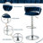 Christal Swivel Adjustable Height Bar Stool-1666839189-1666402996