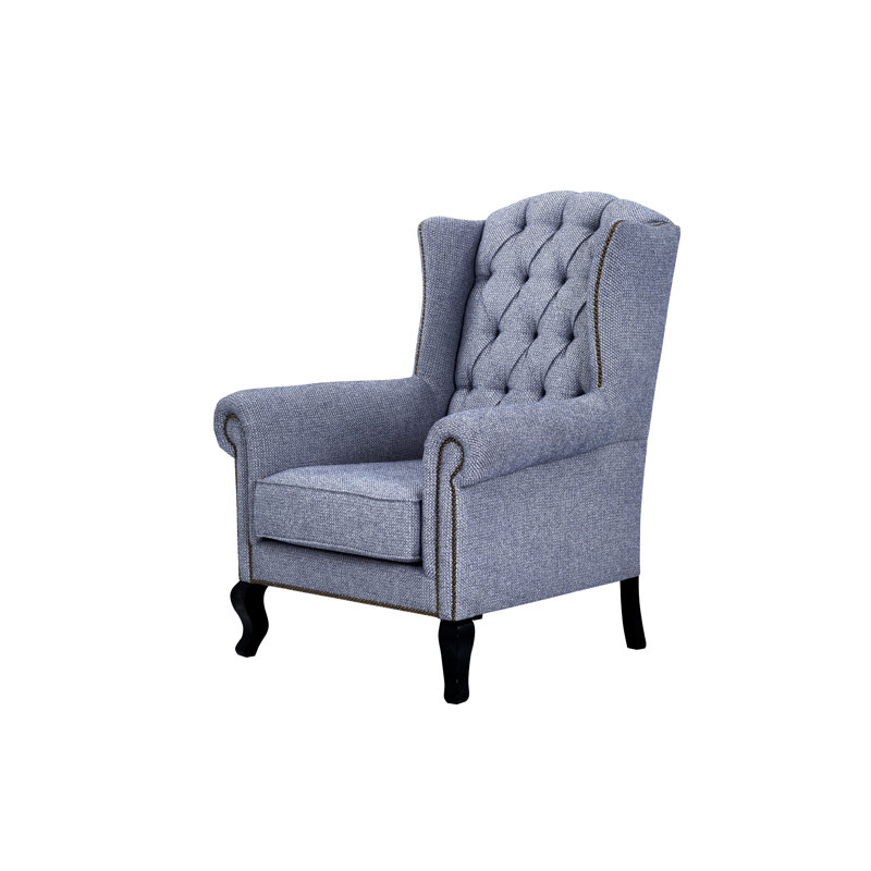 Woolsey Upholstered Wingback Chair