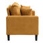 Canapé 74 po à haute résilience 74 po, coussin en éponge confortable, cadre en bois pour la décoration intérieure - chambre orange, bureau, base, salon, appartement-1661060701