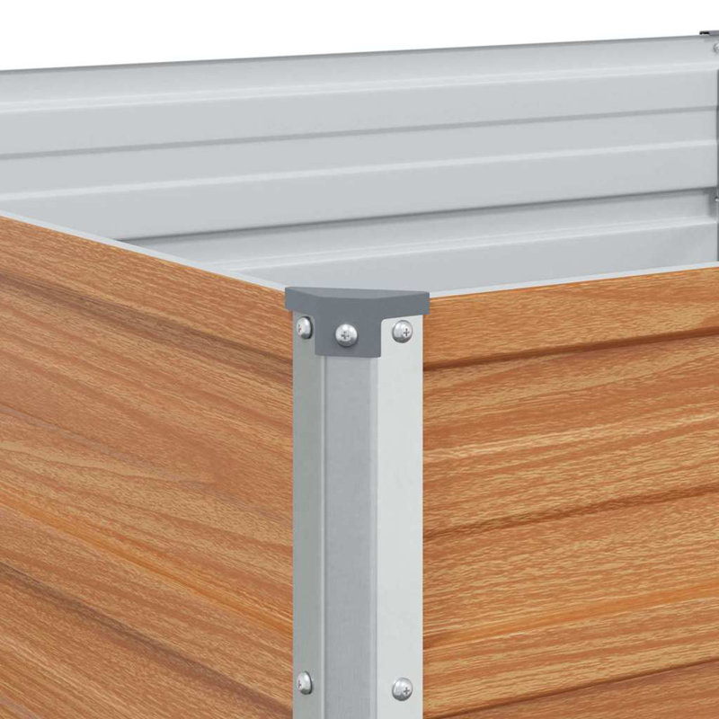 Outdoor Raised Garden Bed, 77cm H x 240cm W x 80cm D