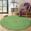 Tapis vert tressé à la main Zslater-1289012059