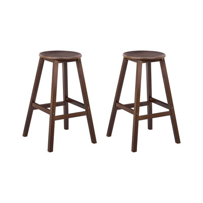 Bar Stool with Solid Wood Frame