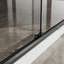 Double Sliding Glass Shower Door Tempered Aluminum Modern Bathroom