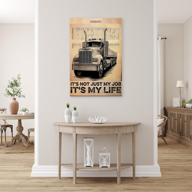 «Lachaidh Convoy Its Not Just My Job on Canvas», impression, H 20 po x l 16 po x P 1,25 po