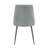Larissa Mid-Century Modern Tapered Dining Set - Finish, Chenille Fabric, 63" Dining Table And 4 Chairs-1137623371-1137623365