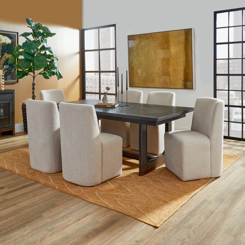 Waterfall 7 Piece Rectangular Dining Set