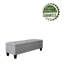 Banc de rangement capitonné Cristalina-212808482