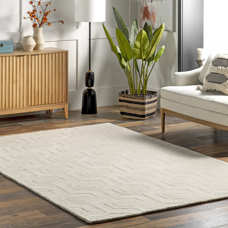 Schuykill Wool Geometric Indoor Rug, Rectangle 7'6" x 9'6"