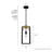 Dukestown 1 Light Lantern Mini Pendant-70776459