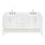 ARIEL Magnolia 72 Double Bathroom Vanity with Top-31206971-55194065