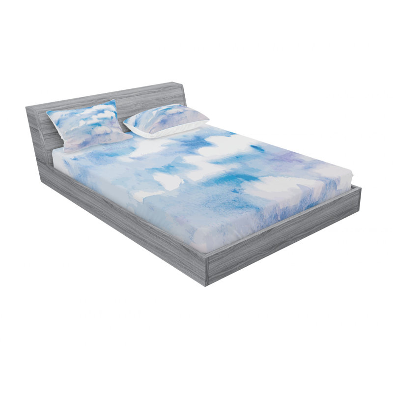 Microfiber Sheet Set, Queen Sheet Set with Fitted Sheet