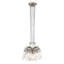 New Britain 6 - Light Brushed Nickel Cluster Pendant