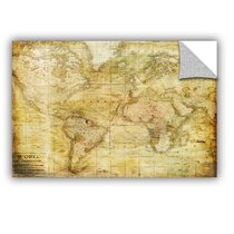 Castagnozzi Maps Non-Wall Damaging Wall Decal