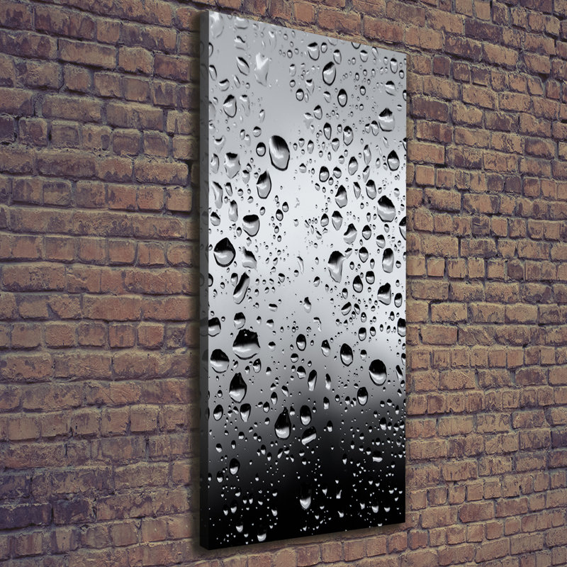 Drops Of Water - Wrapped Canvas Print