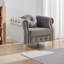 Canapé Chesterfield en velours avec coussins ronds-546643843