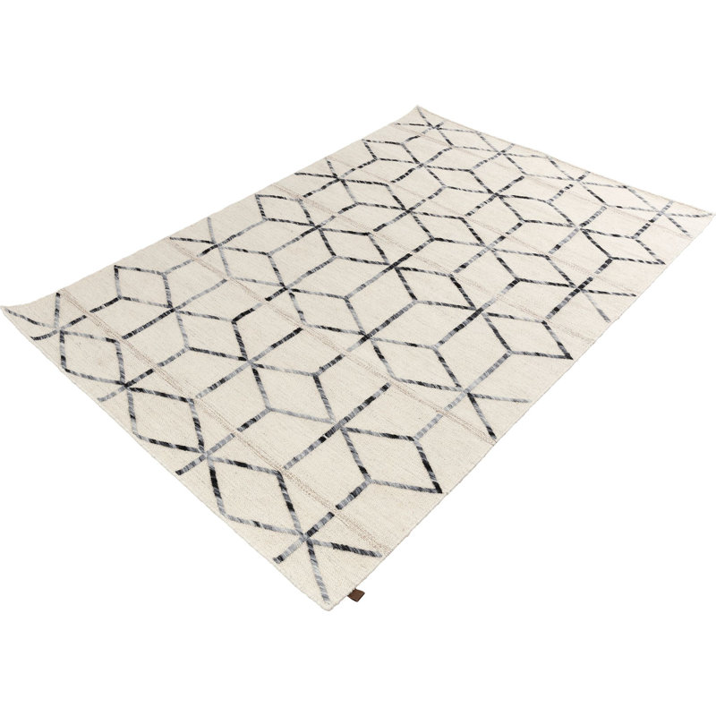 Nanok Geometric Hand Woven Area Rug, Rectangle 200 x 300cm