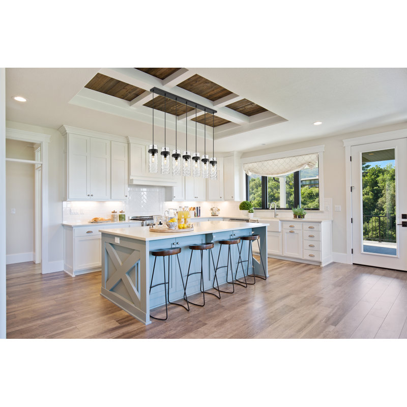 Magruder 5 Light Linear Chandelier, Matte Black