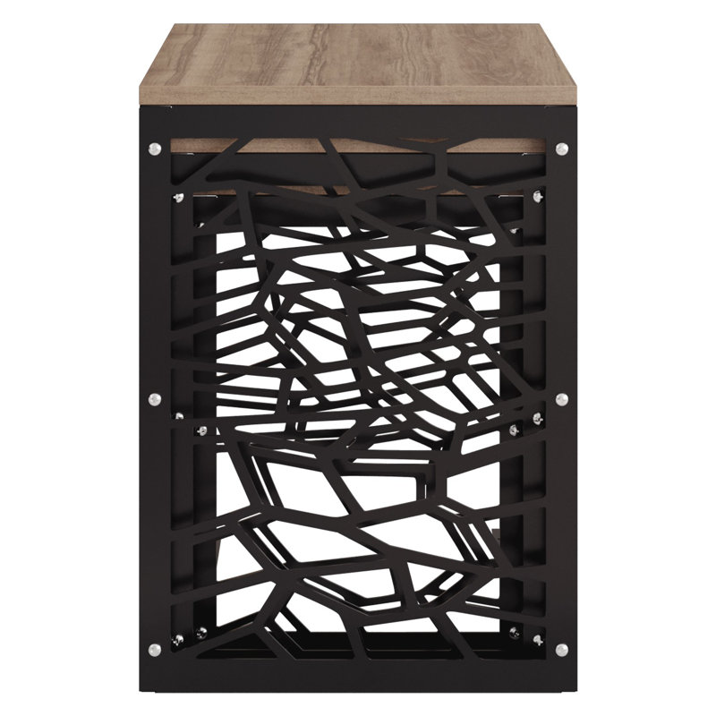 Tables gigognes Schrock, Noir, Noyer