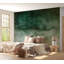Murale pelez et collez - Expression de béton vert-417380671
