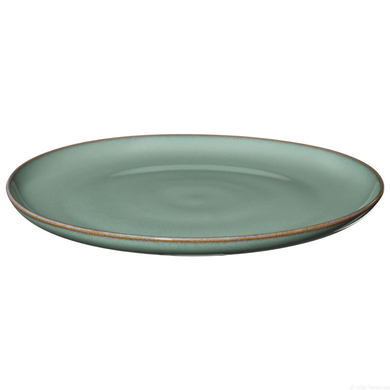 ASA Selection seasons dinner plate, dinner plate, stoneware, green, D 26.5cm