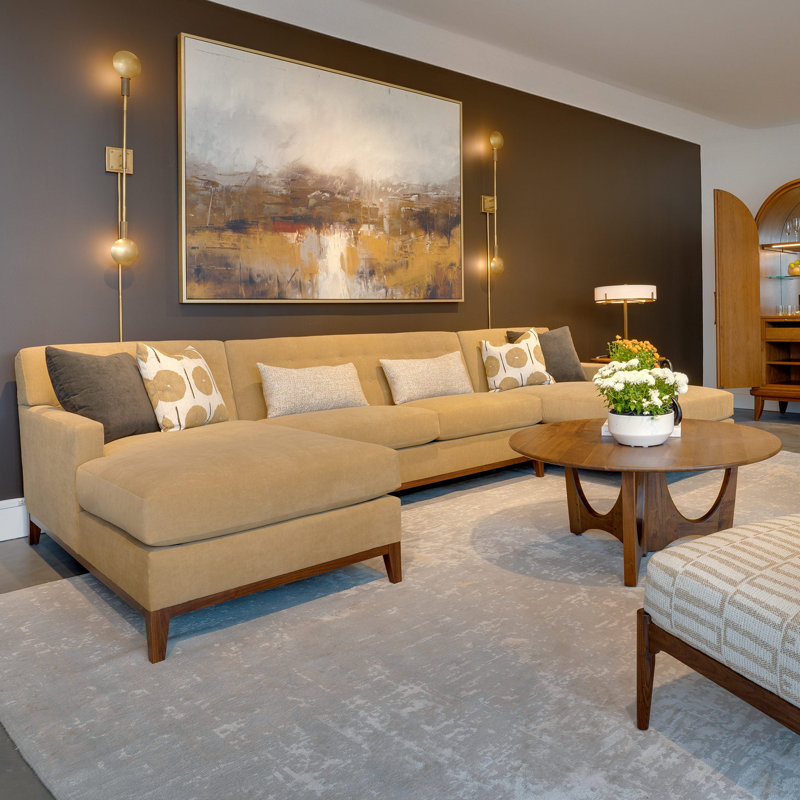 Walnut Grove Upholstered U-Shaped Sectional Symmetrical