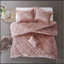 Ensemble d'édredon en velours simple / simple TG avec coussin décoratif