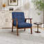 66cm wide Mid-Century Accent Chair With Wooden Armrests & Tufted Upholstered Seat (Set of 2)-89964235