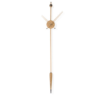 Horloge murale en bois coma